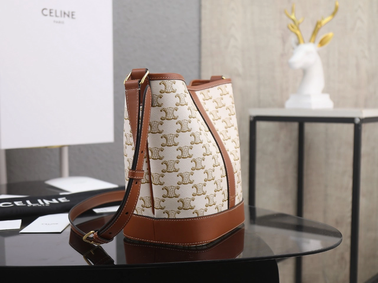 Celine Bucket Bags Elegant 78530