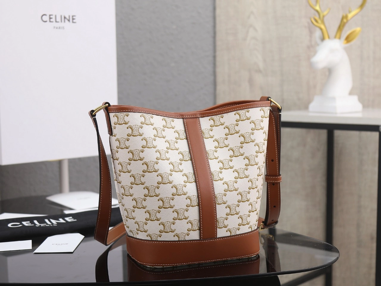 Celine Bucket Bags Elegant 78530
