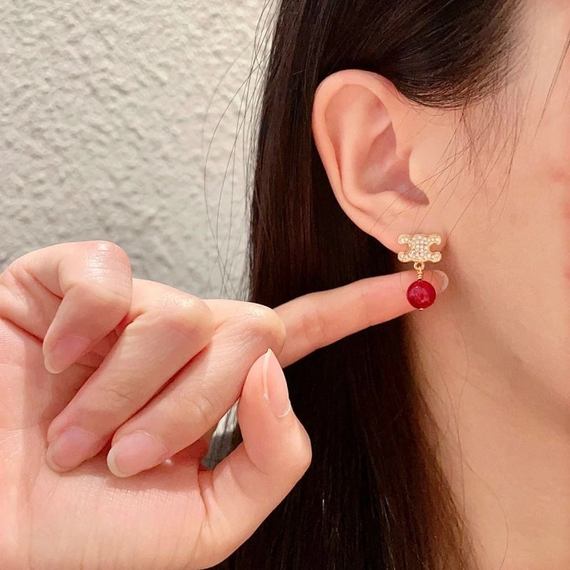 Celine Earrings Minimalist 218385