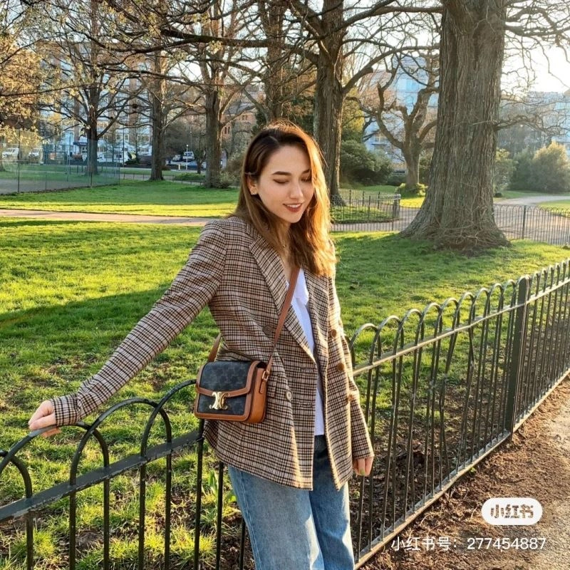 Celine Satchel Bags Breathable 60346