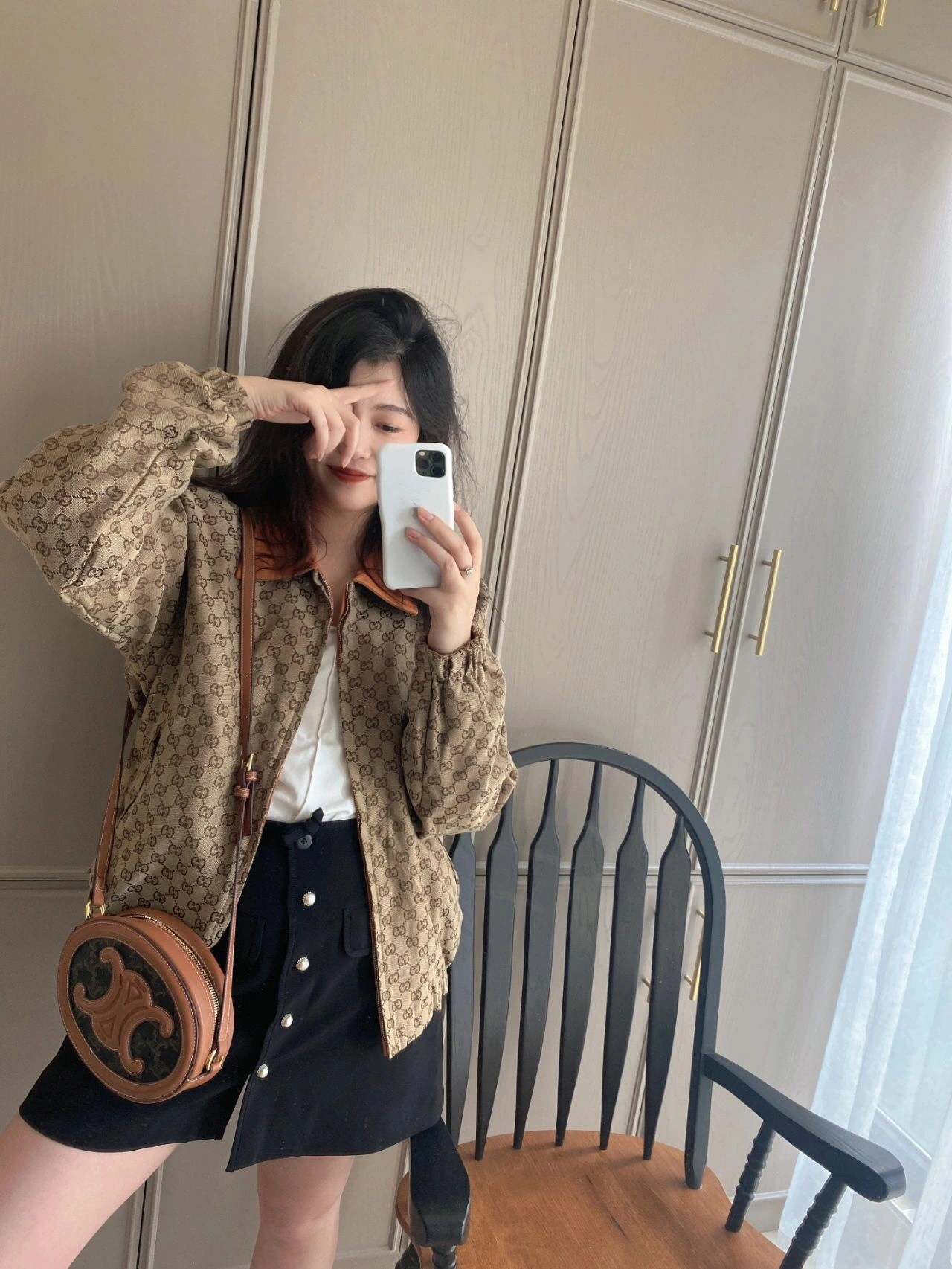 Celine Satchel Bags Breathable 78453