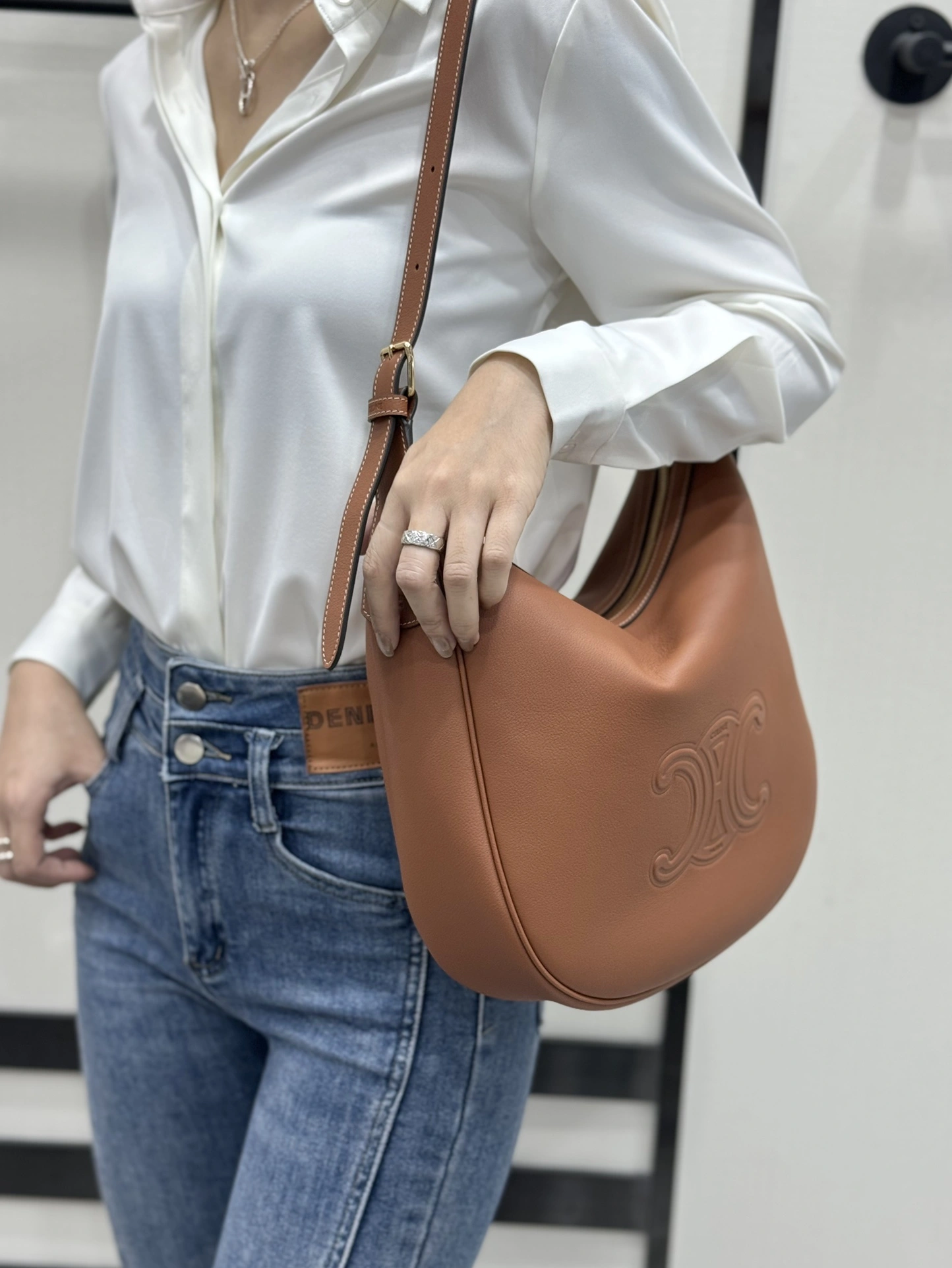 Celine Satchel Bags Flexible 94606