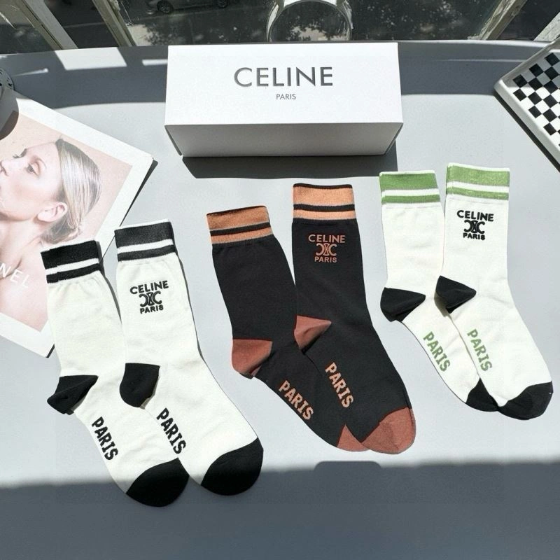 Vibrant Celine Socks 273994