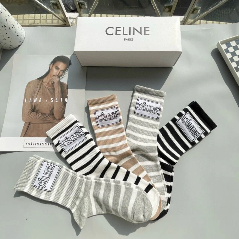 Bright Celine Socks 273986