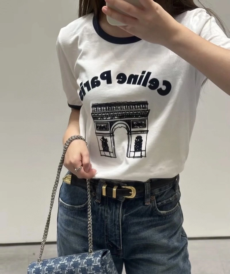 Celine T-Shirts Durable 106844