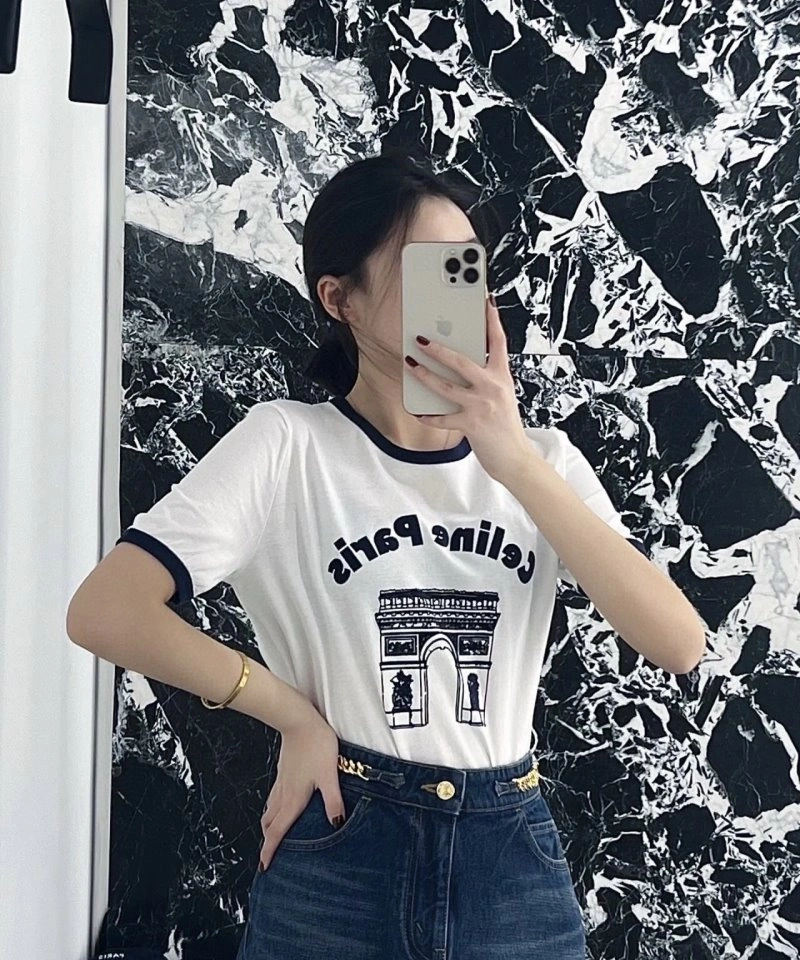 Celine T-Shirts Durable 106844