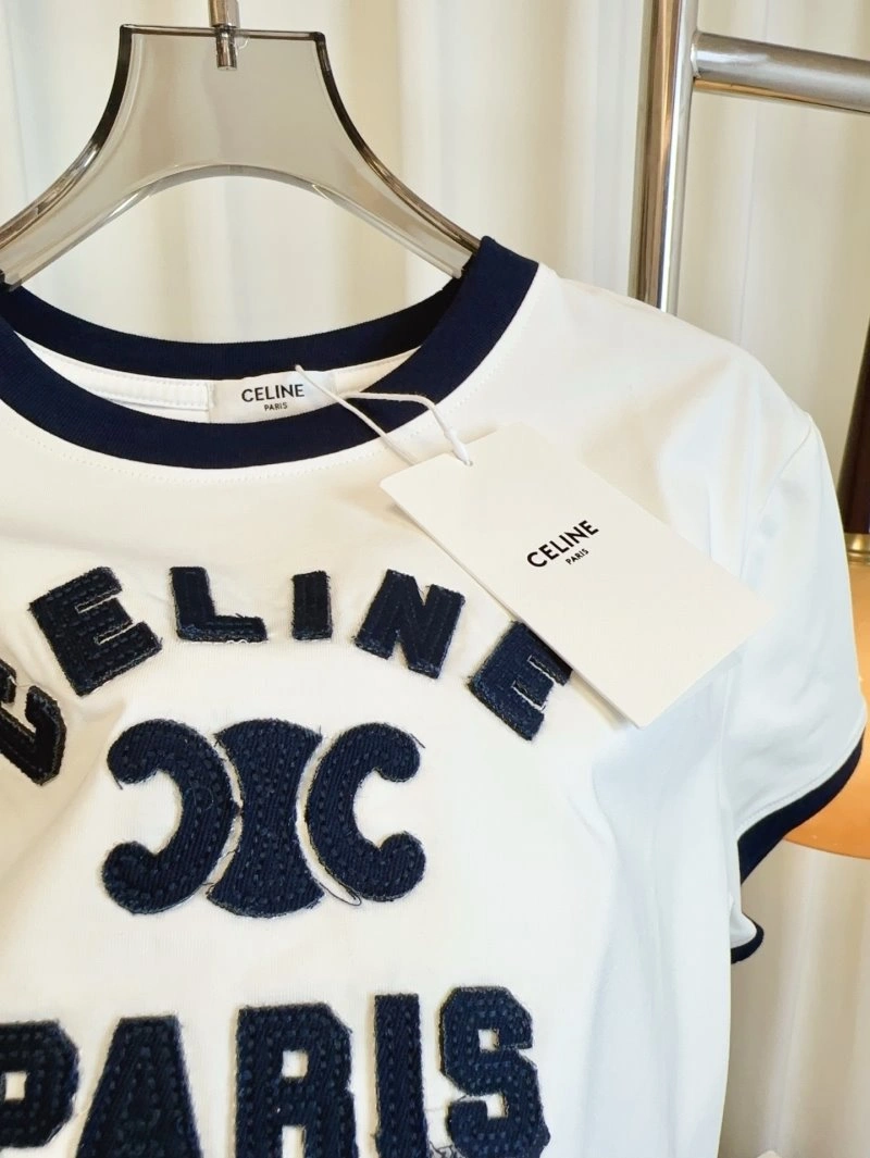 Celine T-Shirts SmoothTexture 107077
