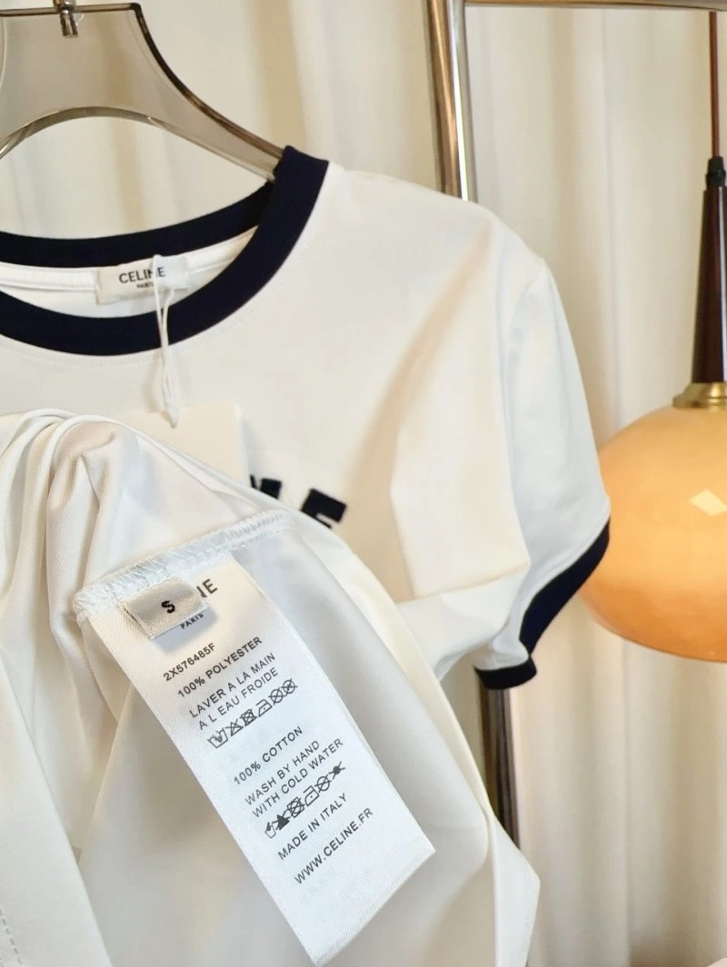 Celine T-Shirts SmoothTexture 107077