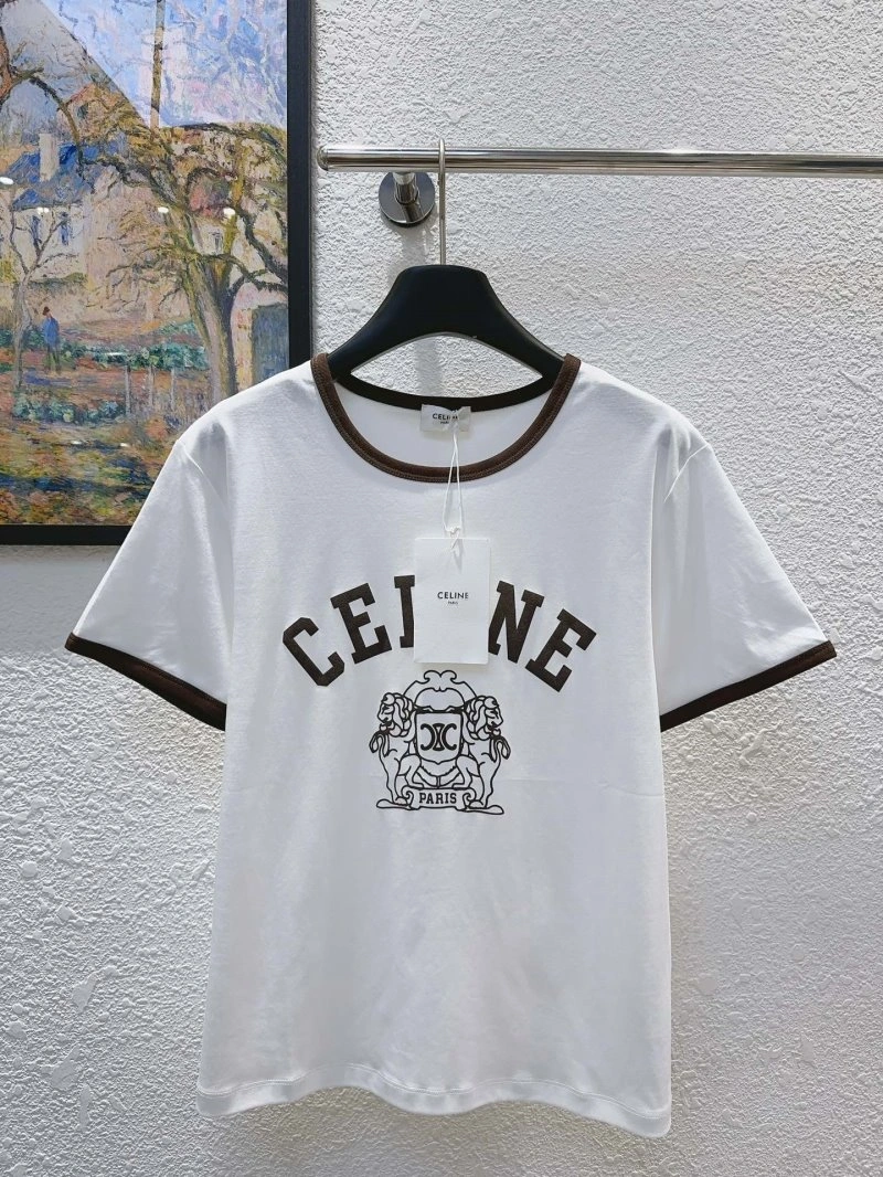 Celine T-Shirts Bright 107042
