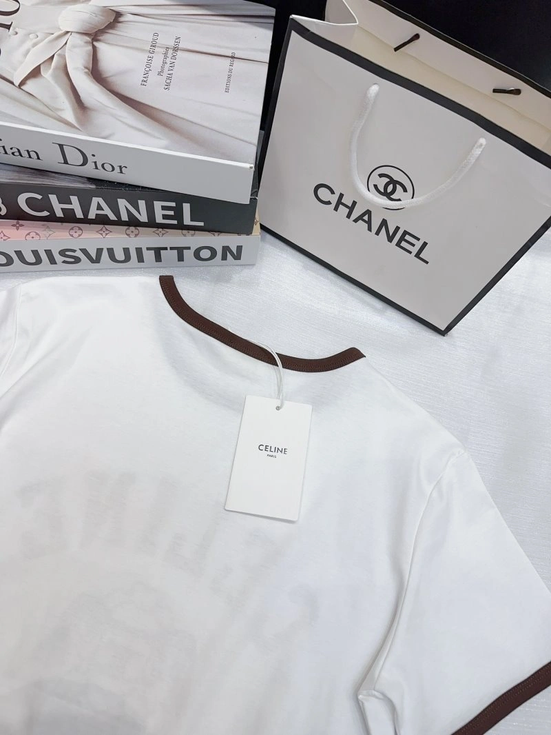 Celine T-Shirts Bright 107042