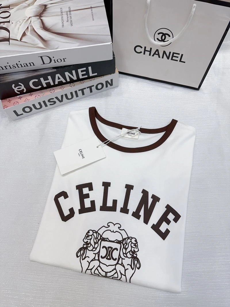 Celine T-Shirts Bright 107042