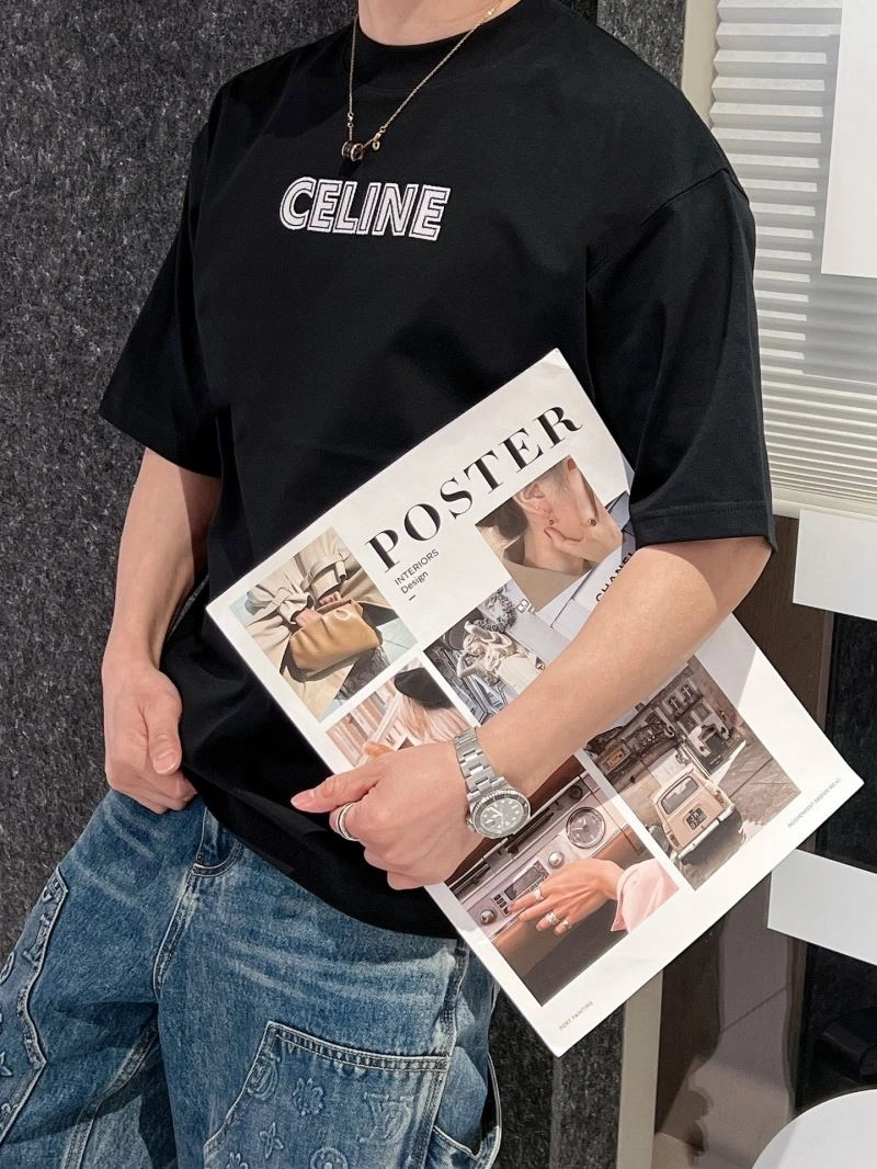 MoistureWicking Celine T-Shirts 107346