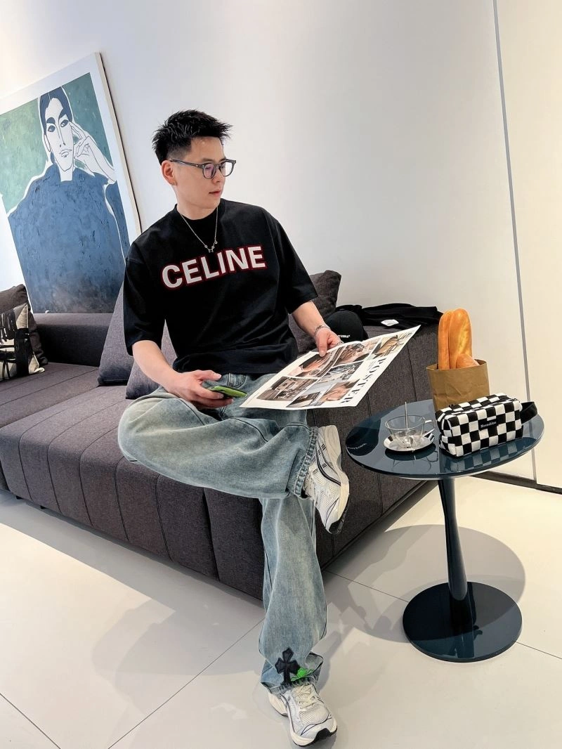 Celine T-Shirts Bold 107341