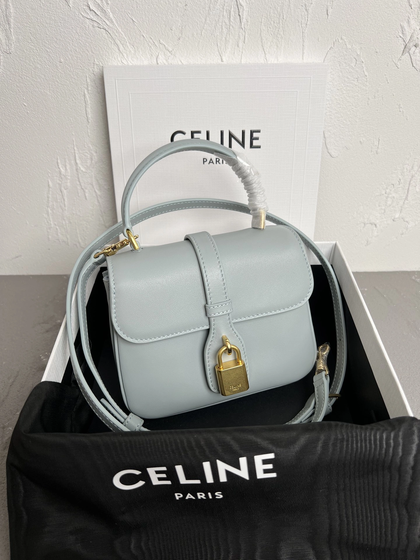 Celine Top Handle Bags Stretchable 78430