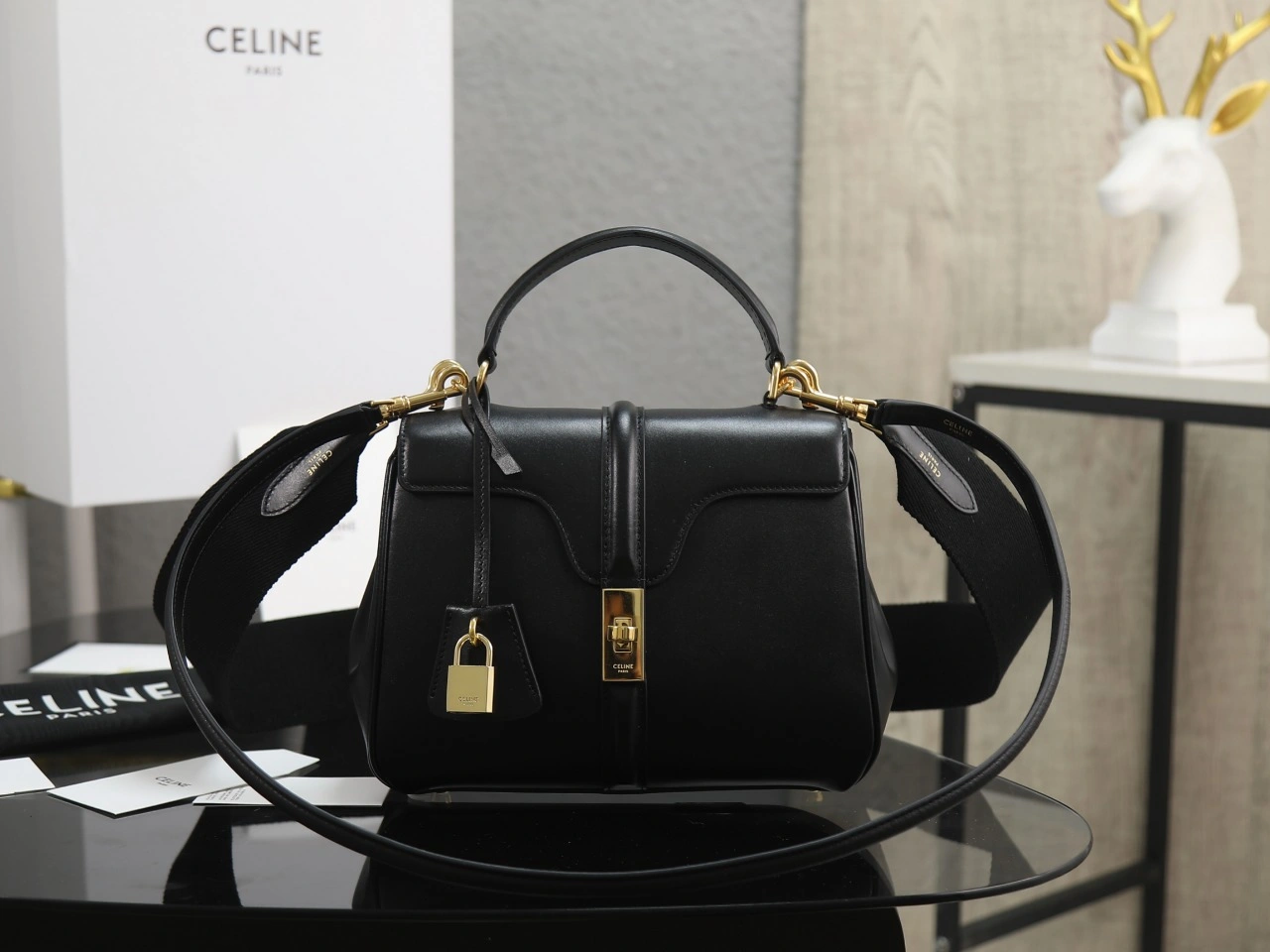 OdorResistant Celine Top Handle Bags 78446