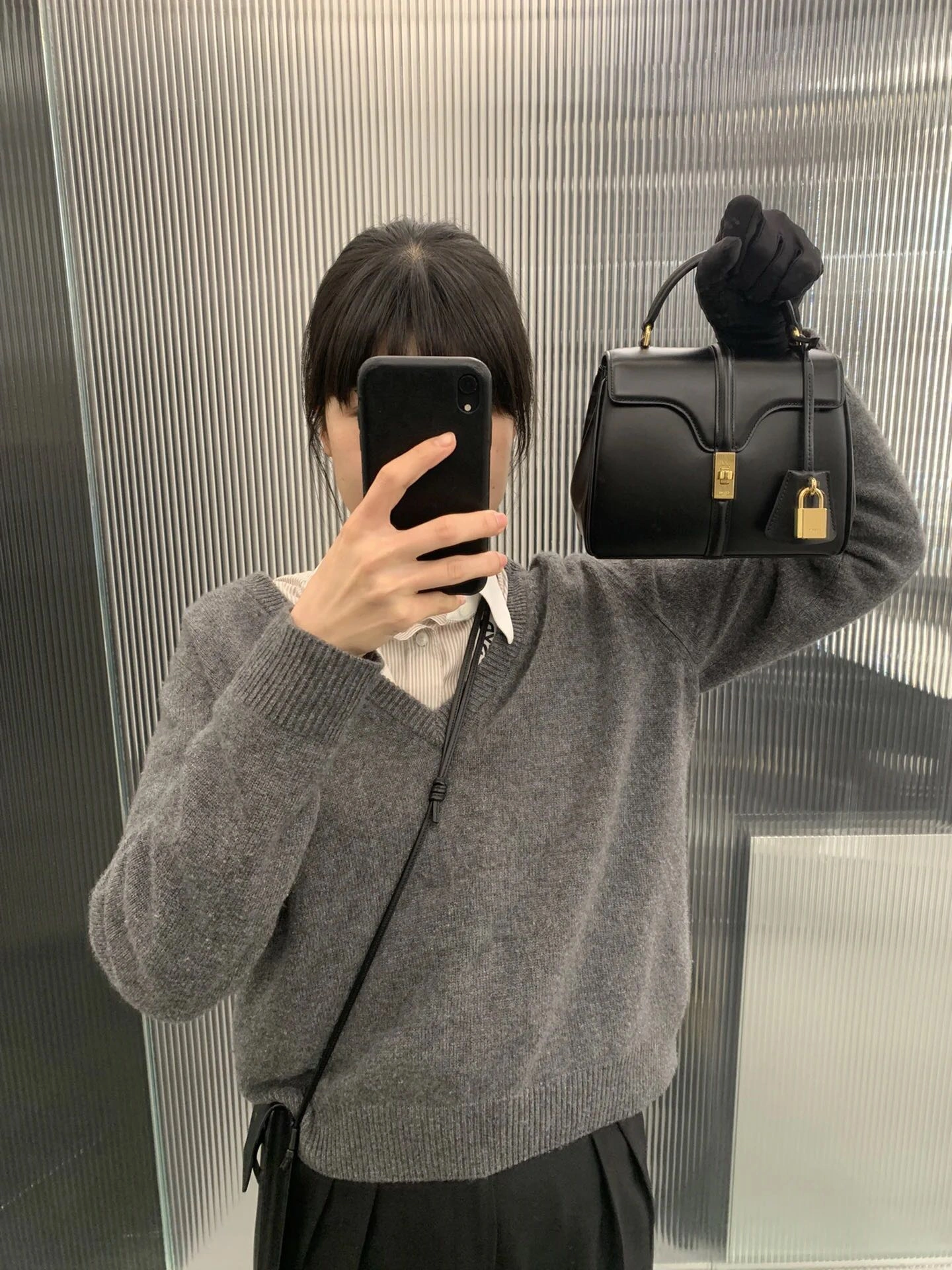OdorResistant Celine Top Handle Bags 78446