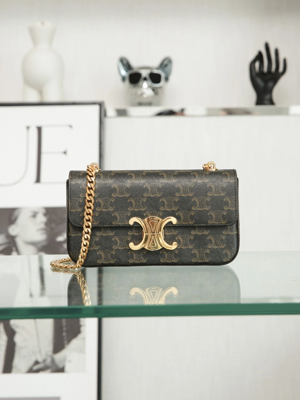 Celine Triomphe Bags Bright 78410