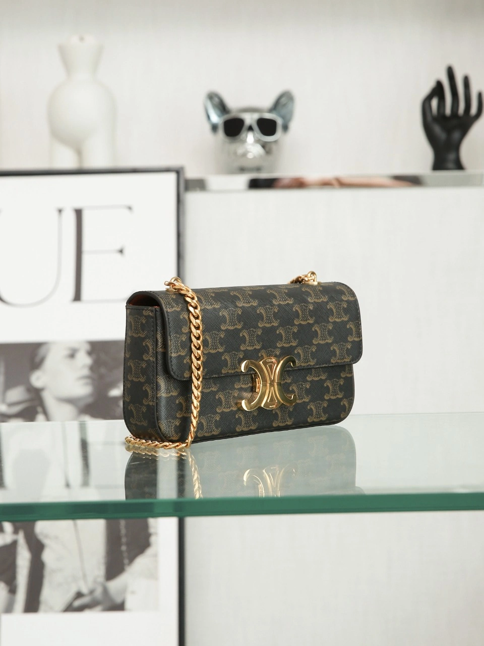 Celine Triomphe Bags Bright 78410