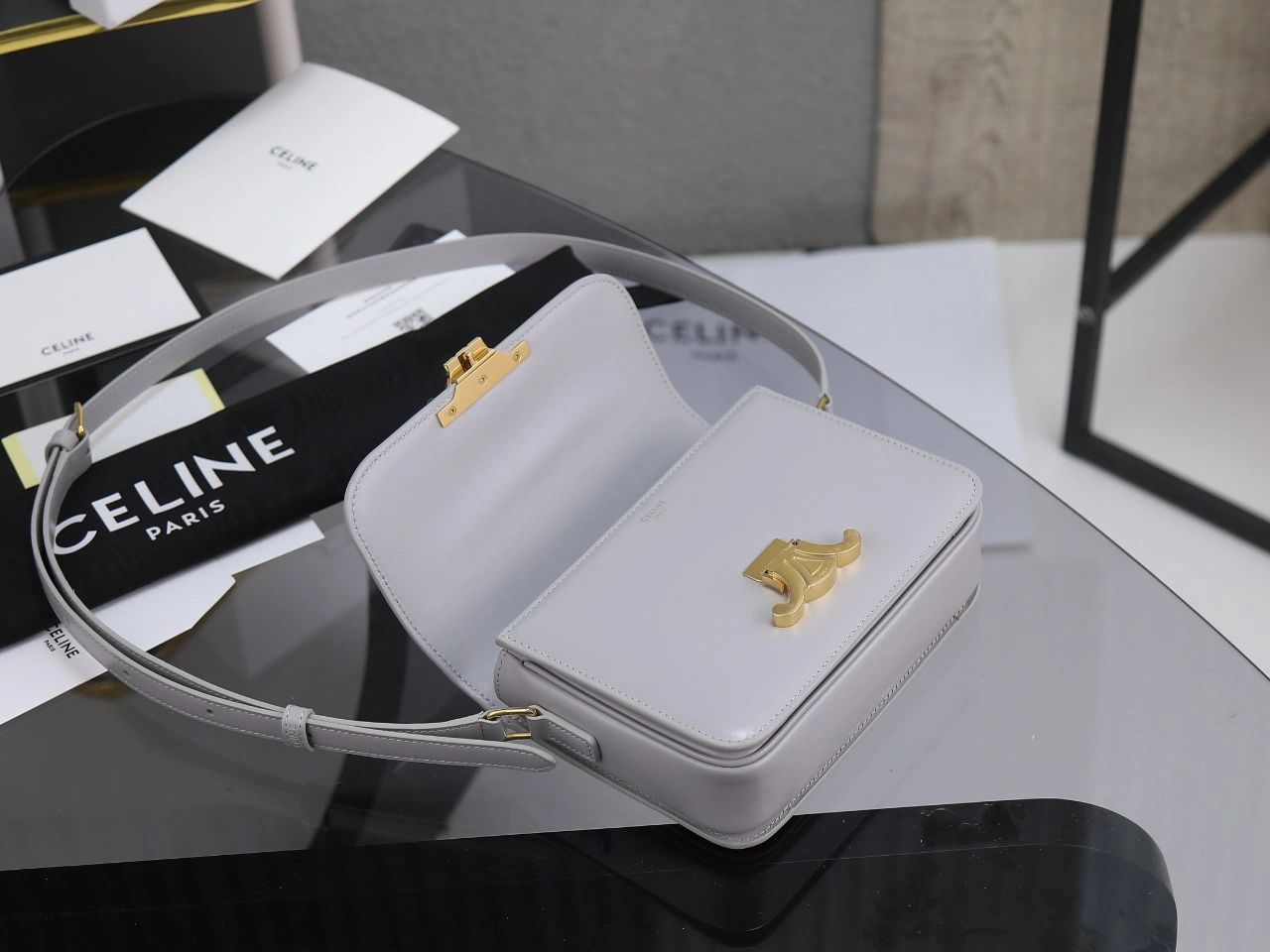 Celine Triomphe Bags Stretchable 78393