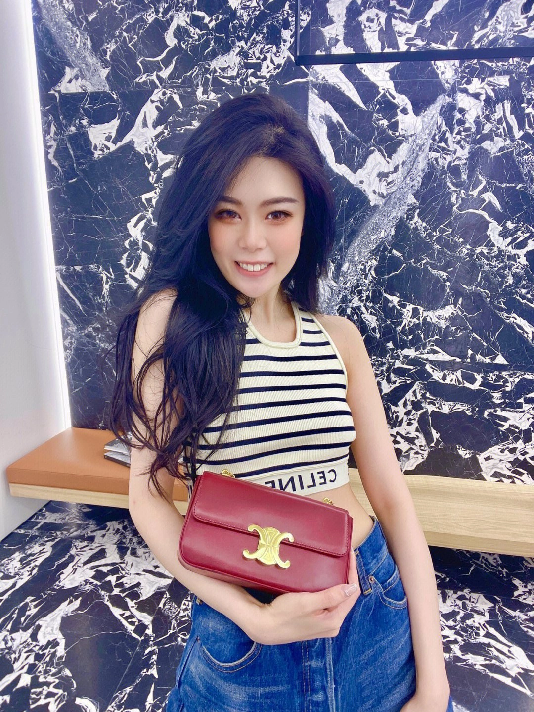 Celine Triomphe Bags Cozy 94481