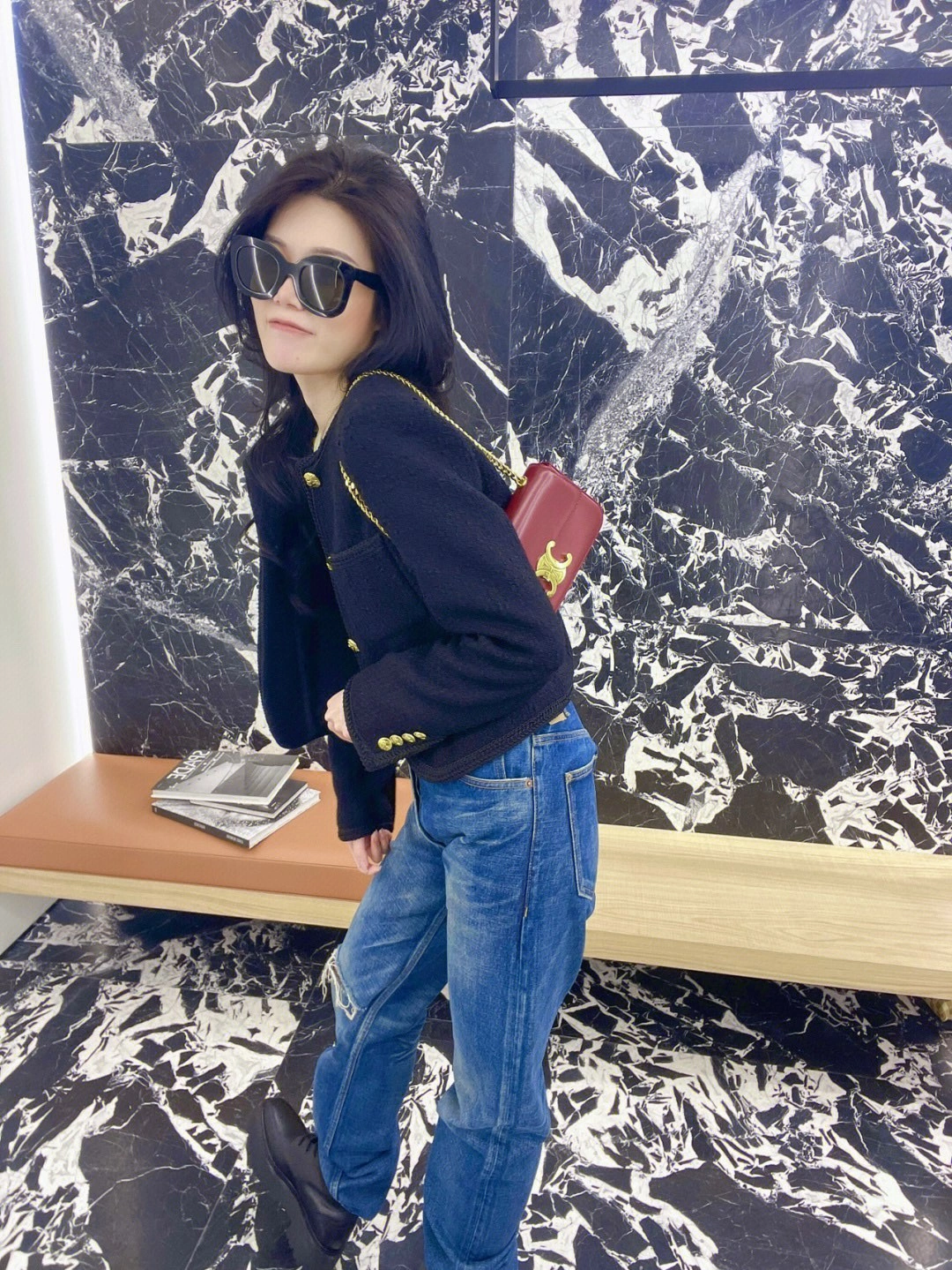 Celine Triomphe Bags Cozy 94481