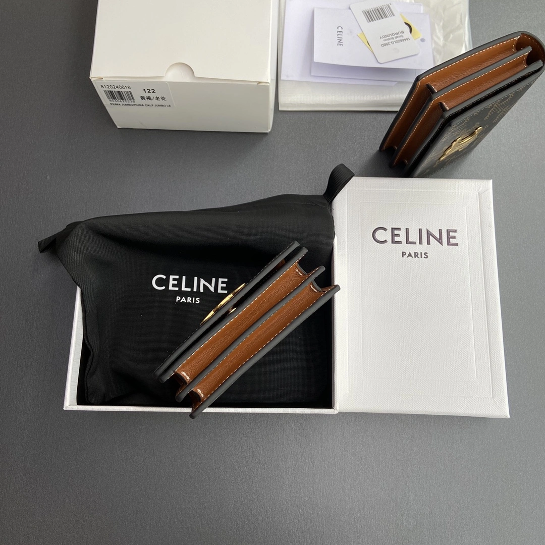 Celine Wallets Purse Stretchable 56698