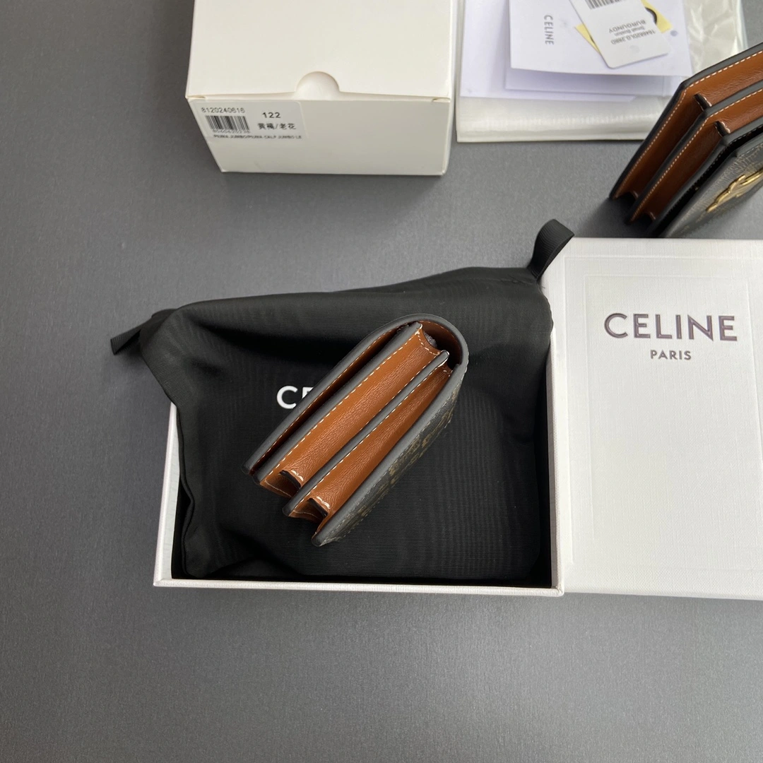 Celine Wallets Purse Stretchable 56698