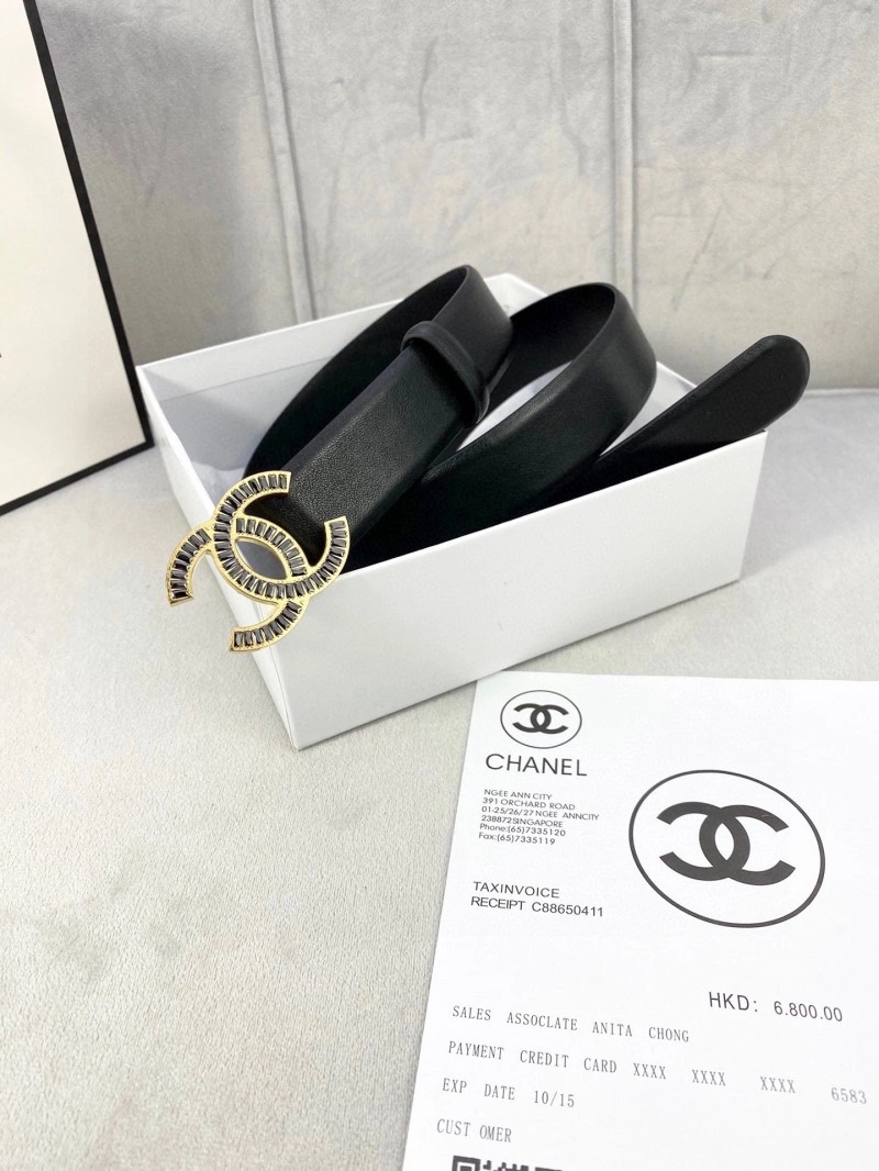 Minimalist Chanel Belts 284239