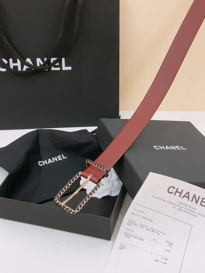 Breathable Chanel Belts 283939