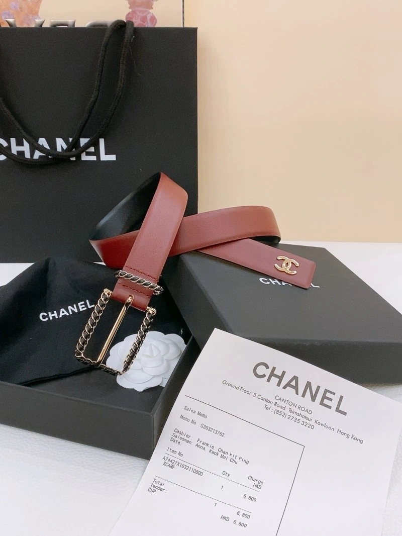 Breathable Chanel Belts 283939