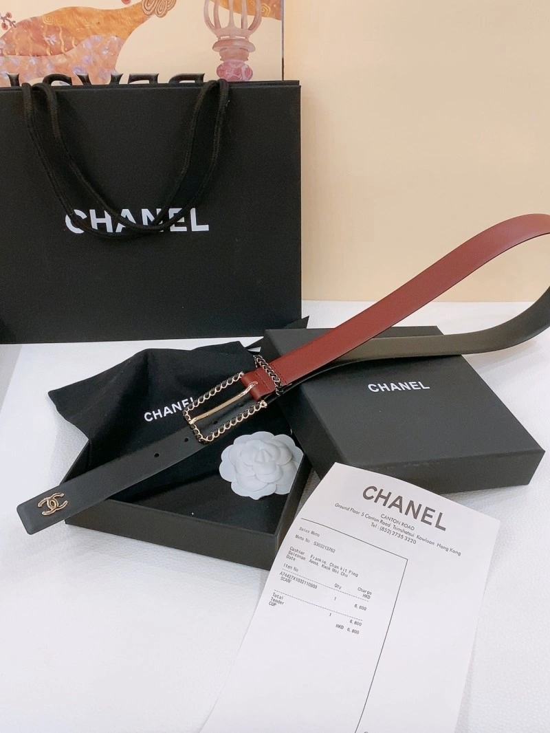 Breathable Chanel Belts 283939