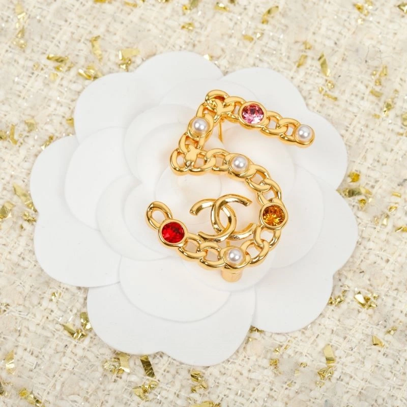 SmoothTexture Chanel Brooches 224358