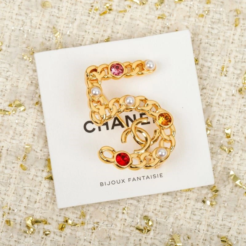 SmoothTexture Chanel Brooches 224358