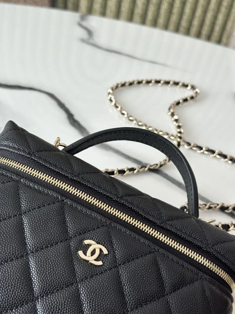 Bright Chanel Cosmetic Bags 53292