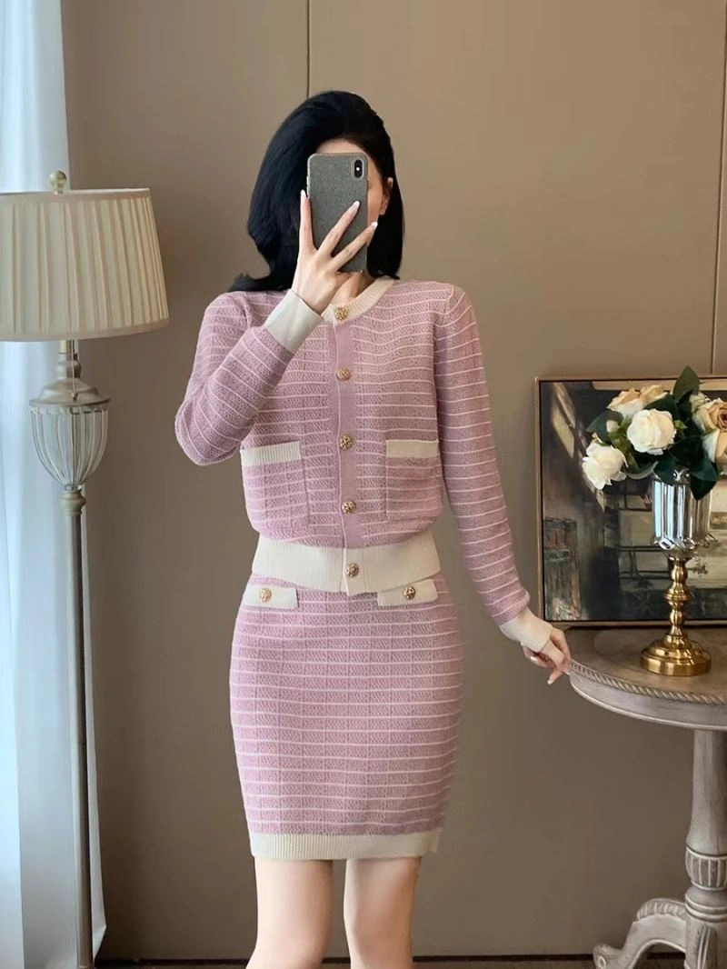 Breathable Chanel Dress Suits 111417
