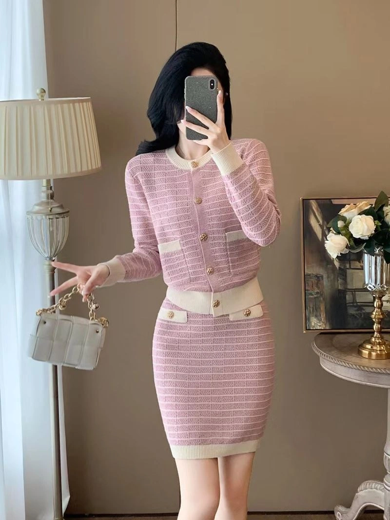 Breathable Chanel Dress Suits 111417