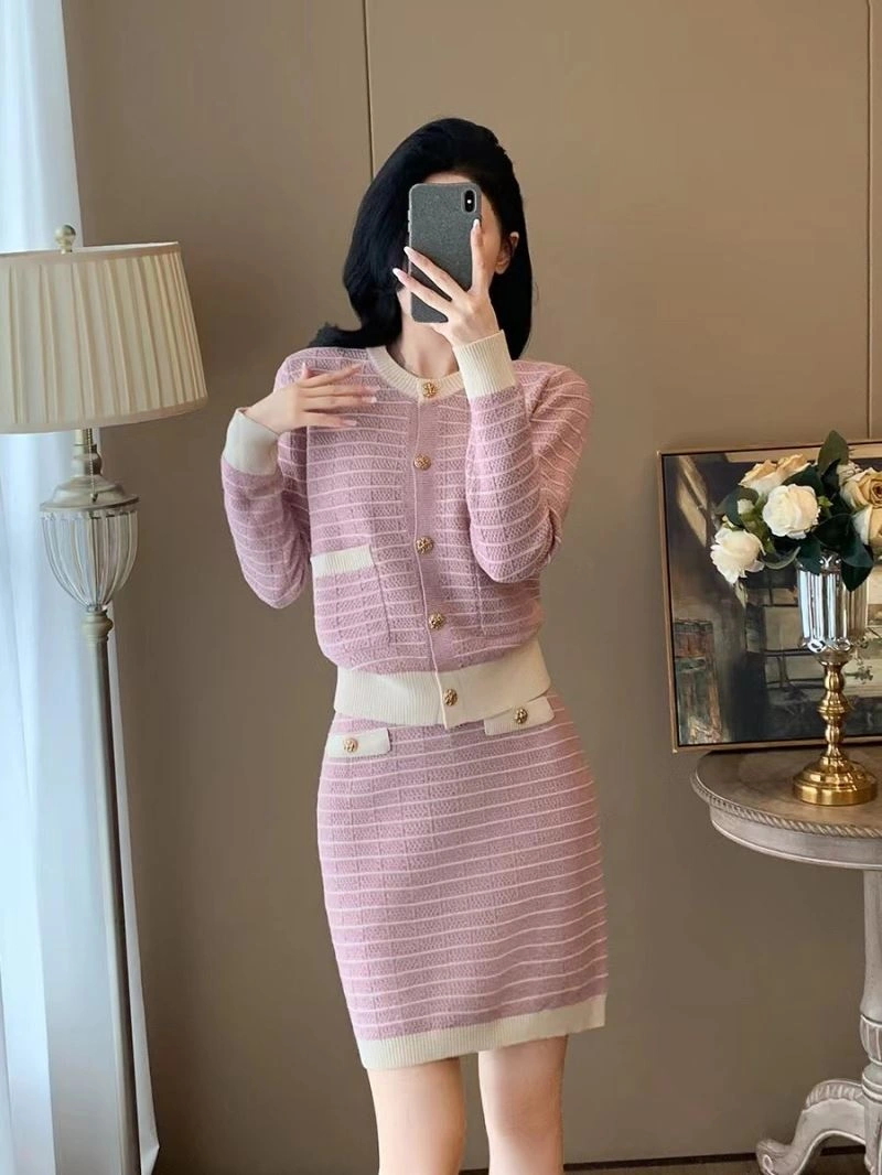 Breathable Chanel Dress Suits 111417