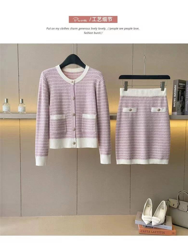 Breathable Chanel Dress Suits 111417