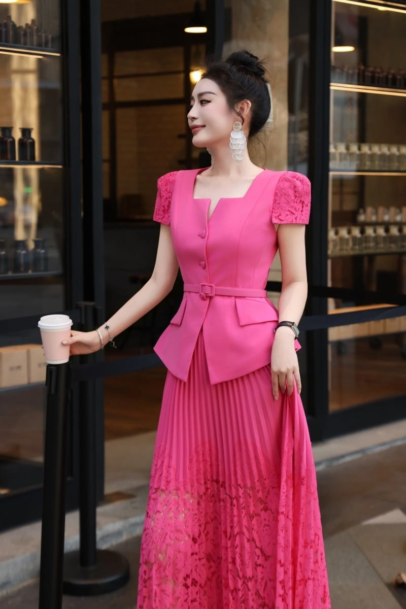 Compact Chanel Dress Suits 109026
