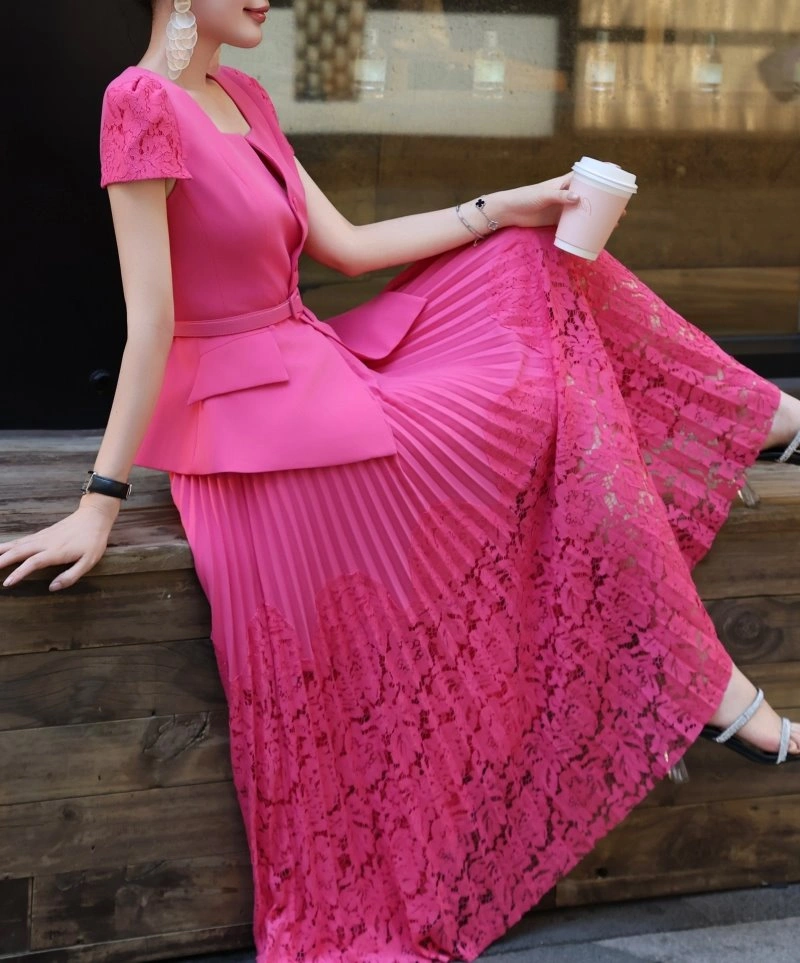 Compact Chanel Dress Suits 109026