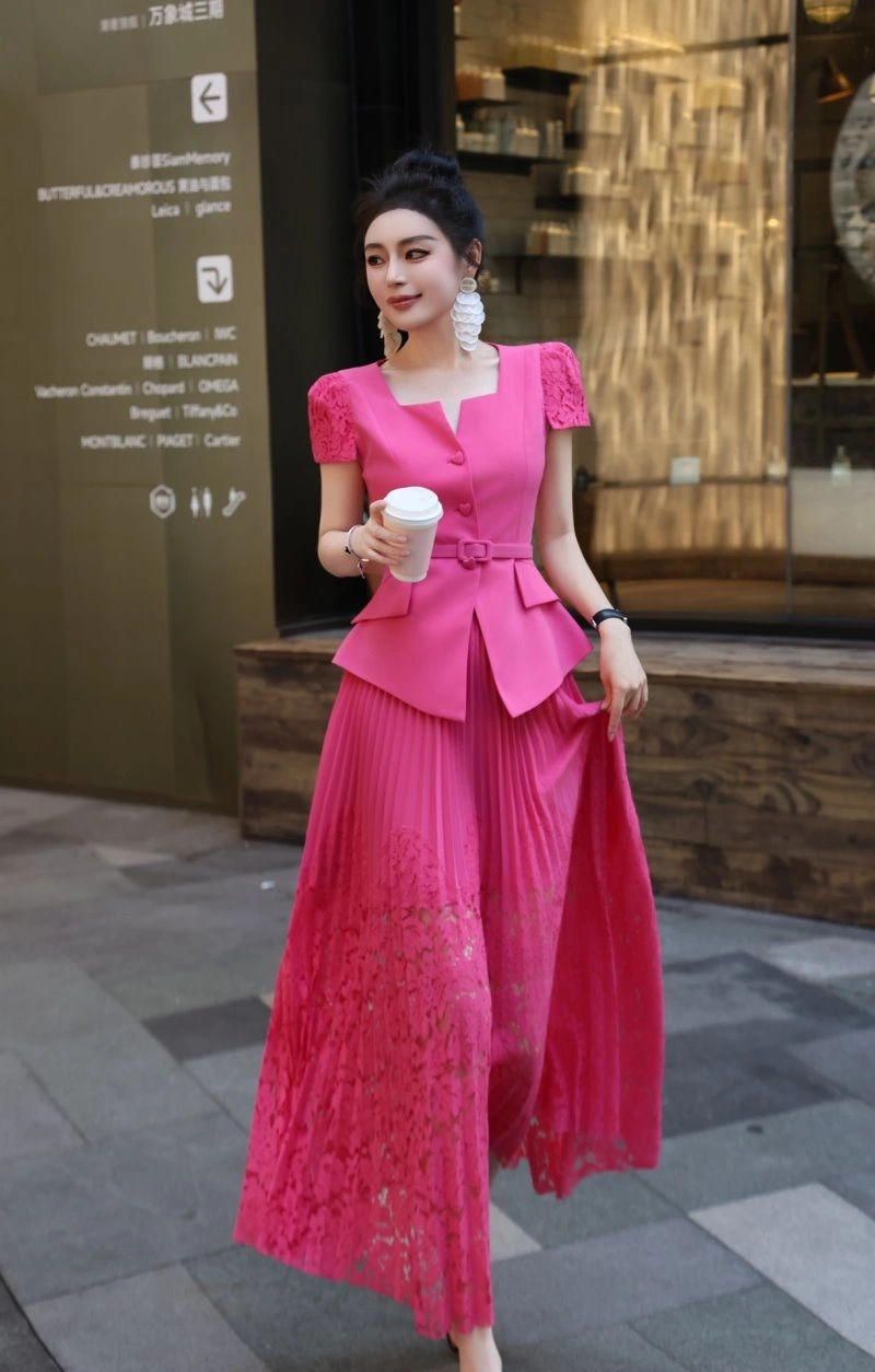 Compact Chanel Dress Suits 109026