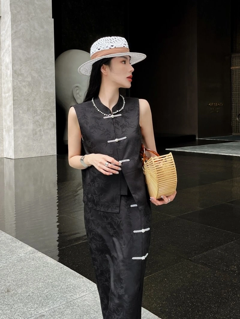 ZipUp Chanel Dress Suits 109002