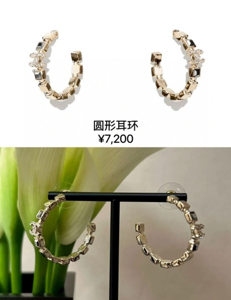 Compact Chanel Earrings 231229