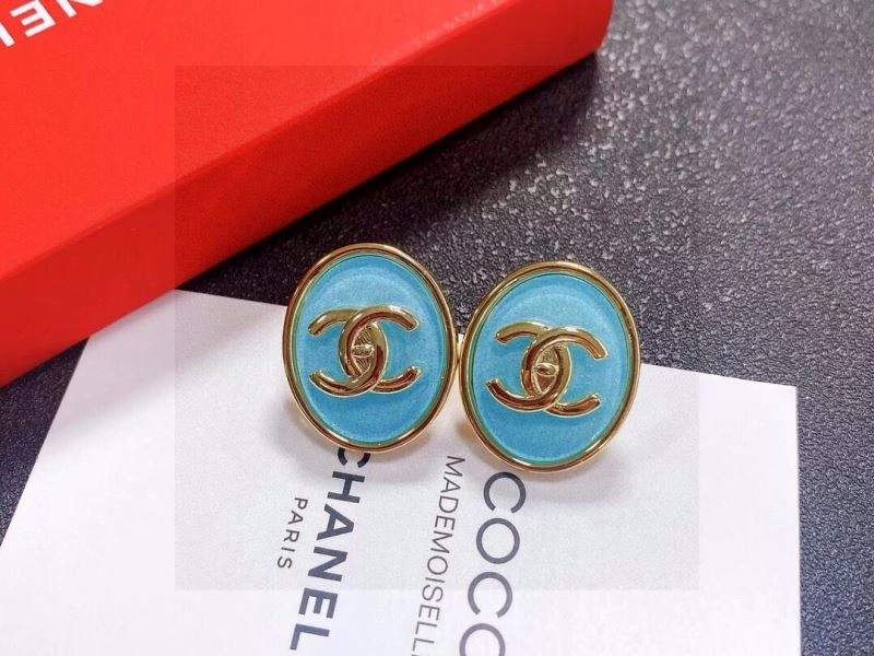 Chanel Earrings Colorful 232217