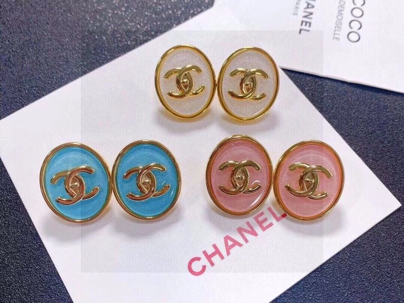 Chanel Earrings Colorful 232217