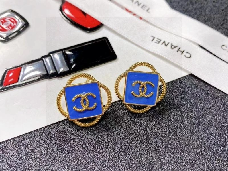 Chanel Earrings Colorful 232217