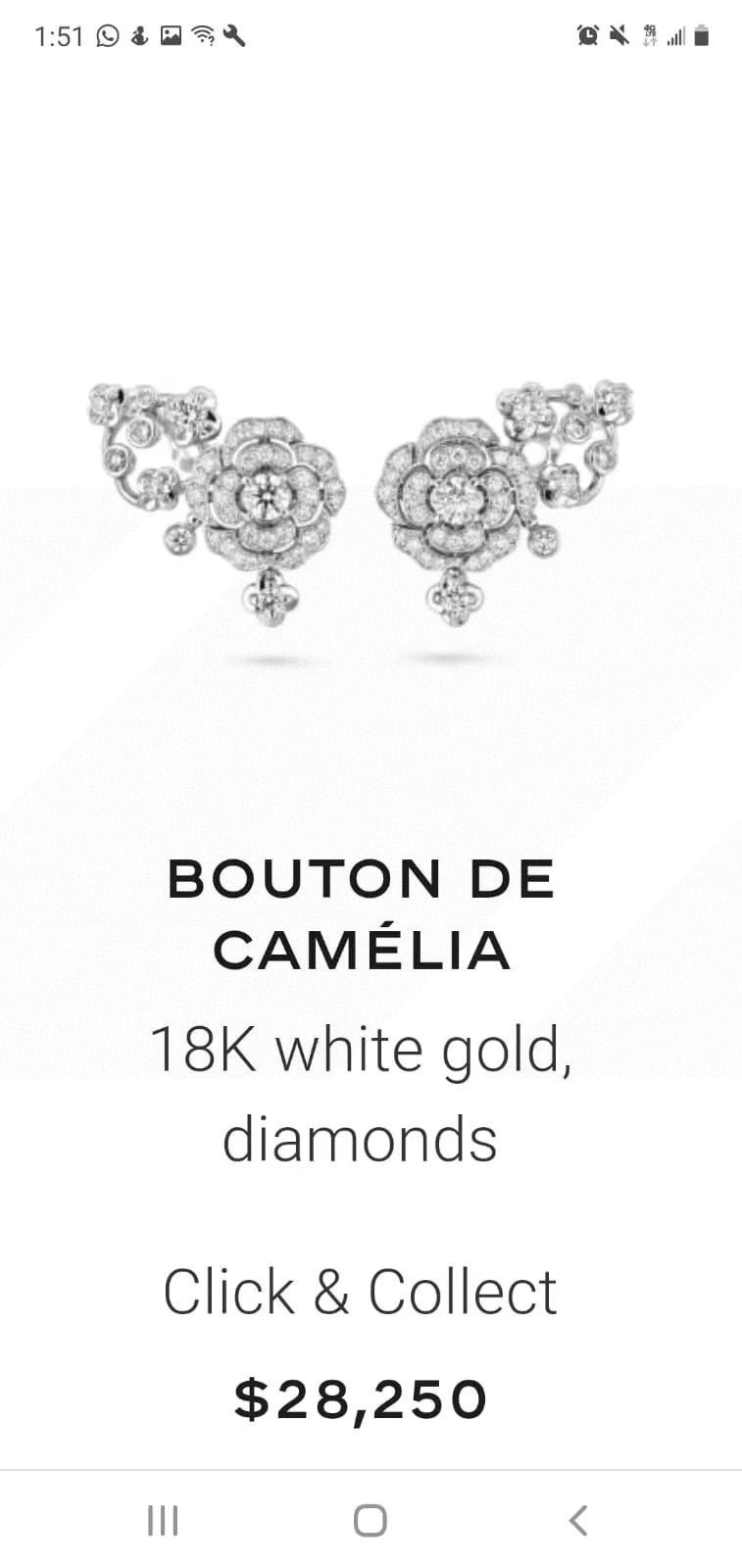 Tailored Chanel Earrings 232159