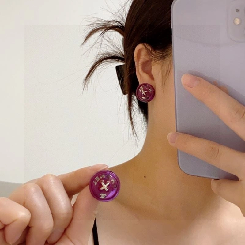 Colorful Chanel Earrings 232121