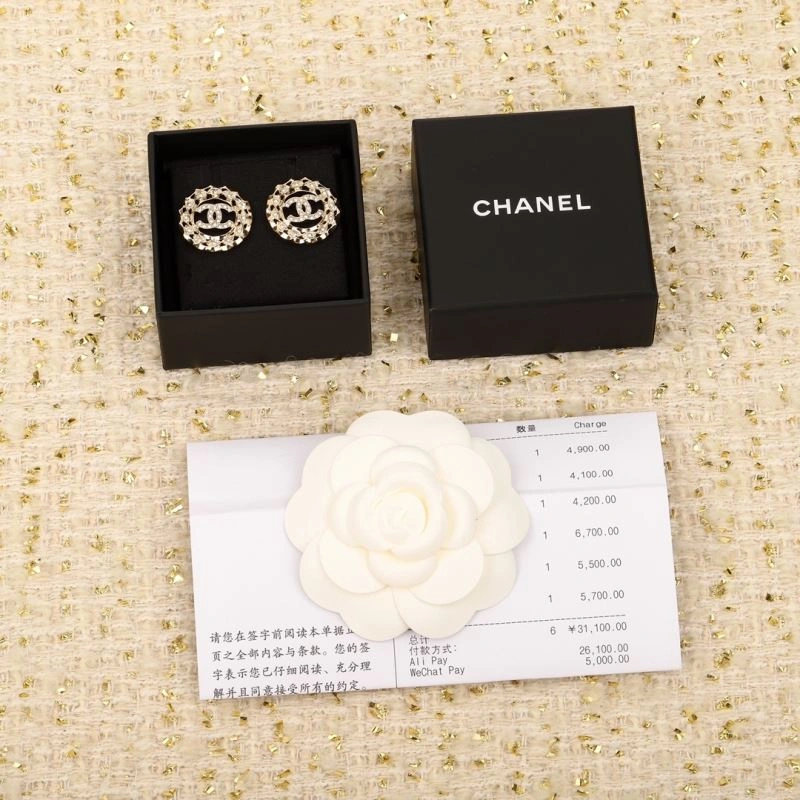 Bold Chanel Earrings 230081