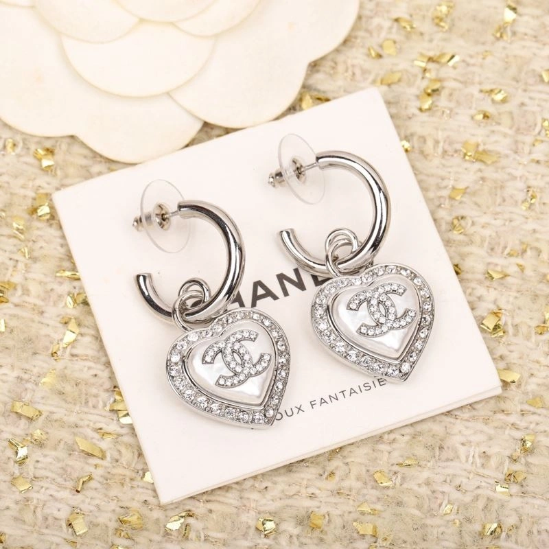 Compact Chanel Earrings 229697